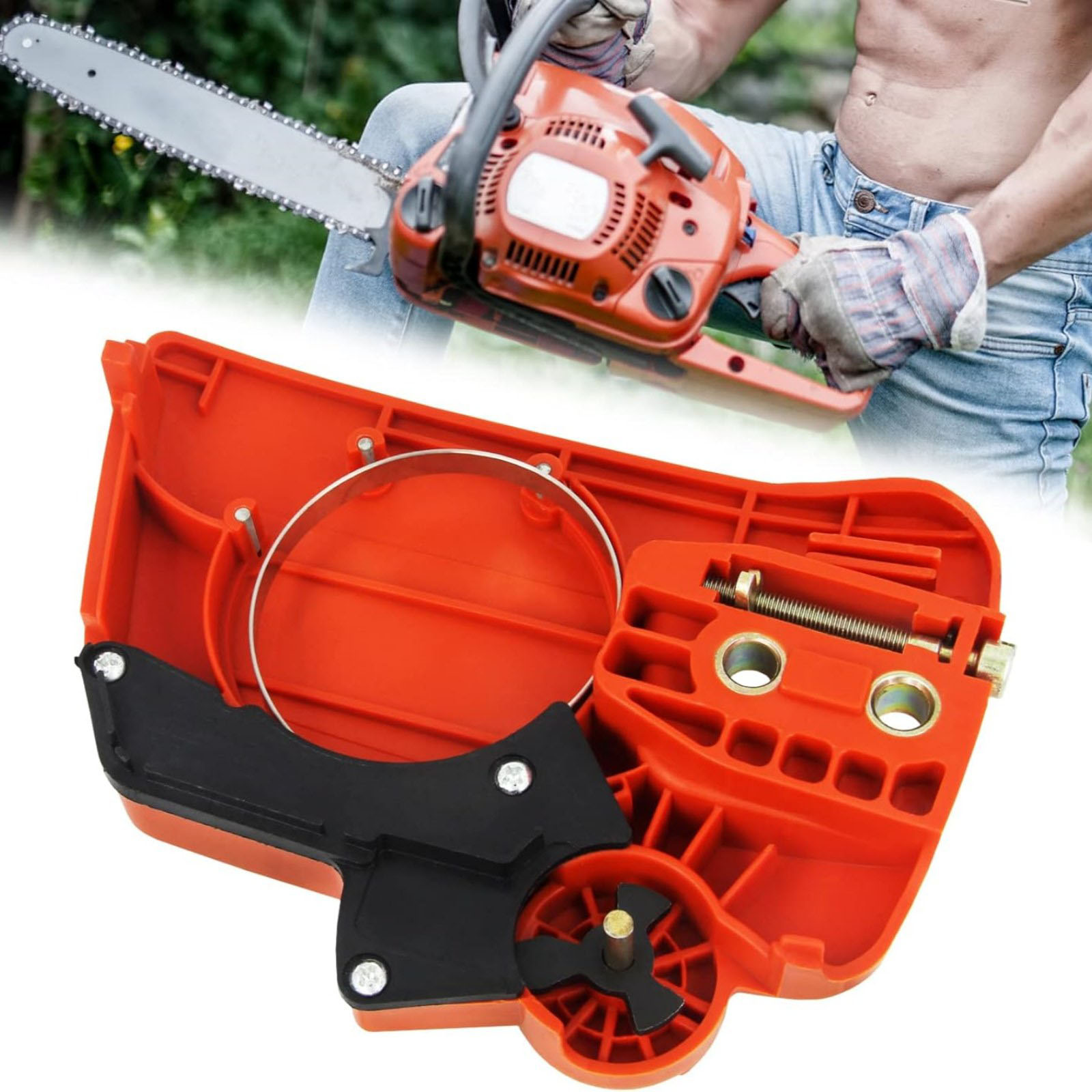 Husqvarna Chainsaw 120 Mark Ii - 525628901 Kettensäge Kupplung Kette Bremse Abdeckung